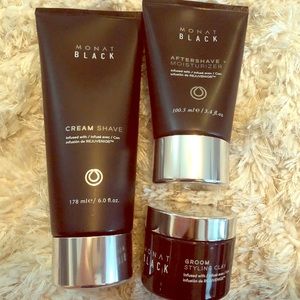 New Monat black grooming trio
